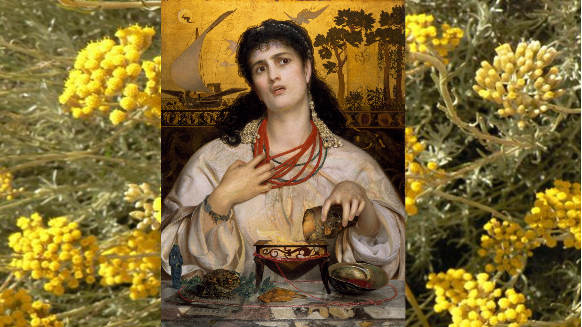 Composition à partir de Medea de Frederick Sandys